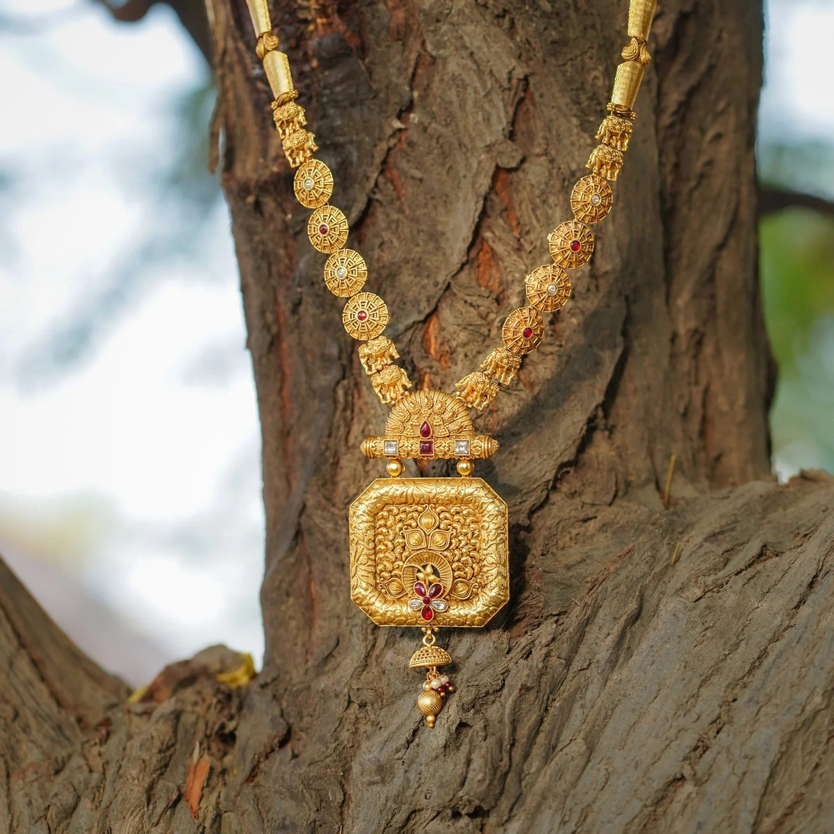 Antique Golden Mala Set