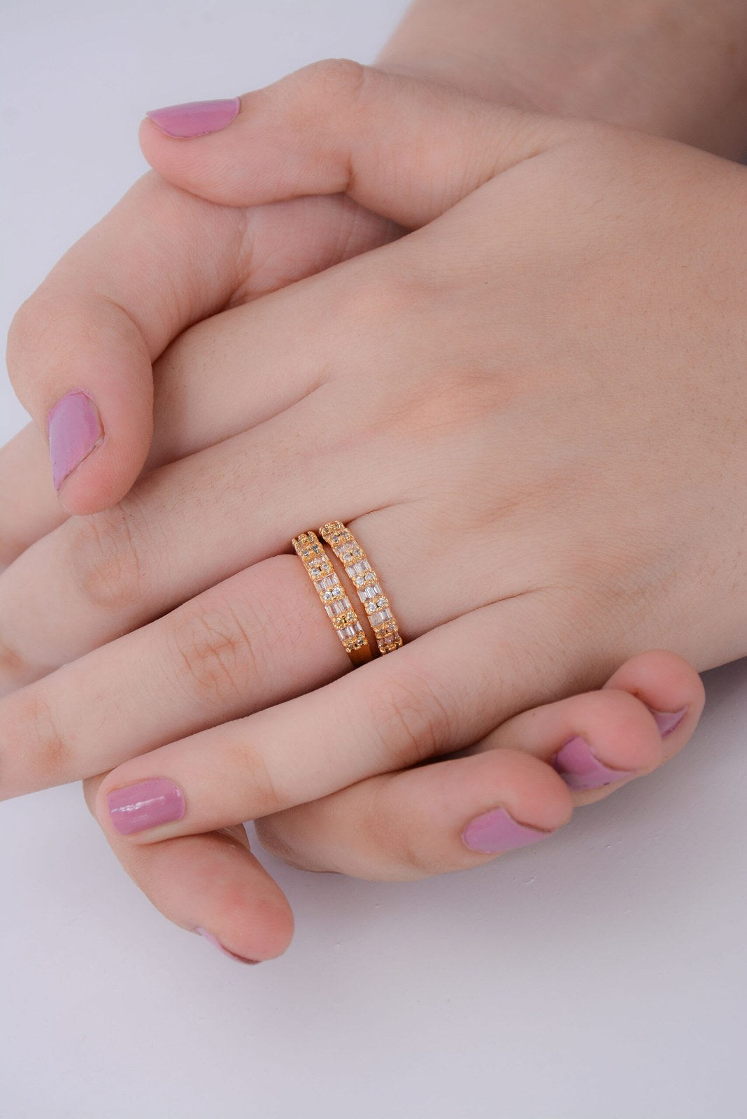 Zircon Stacking Band Rings
