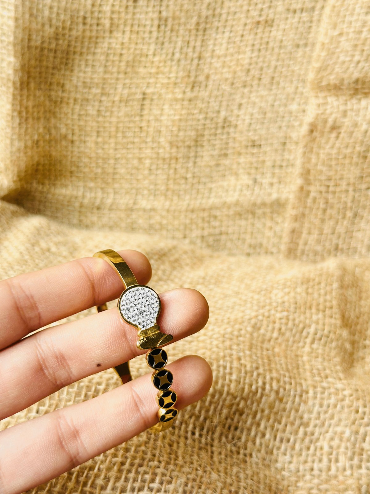 Galaxy Golden Zircon Bracelet