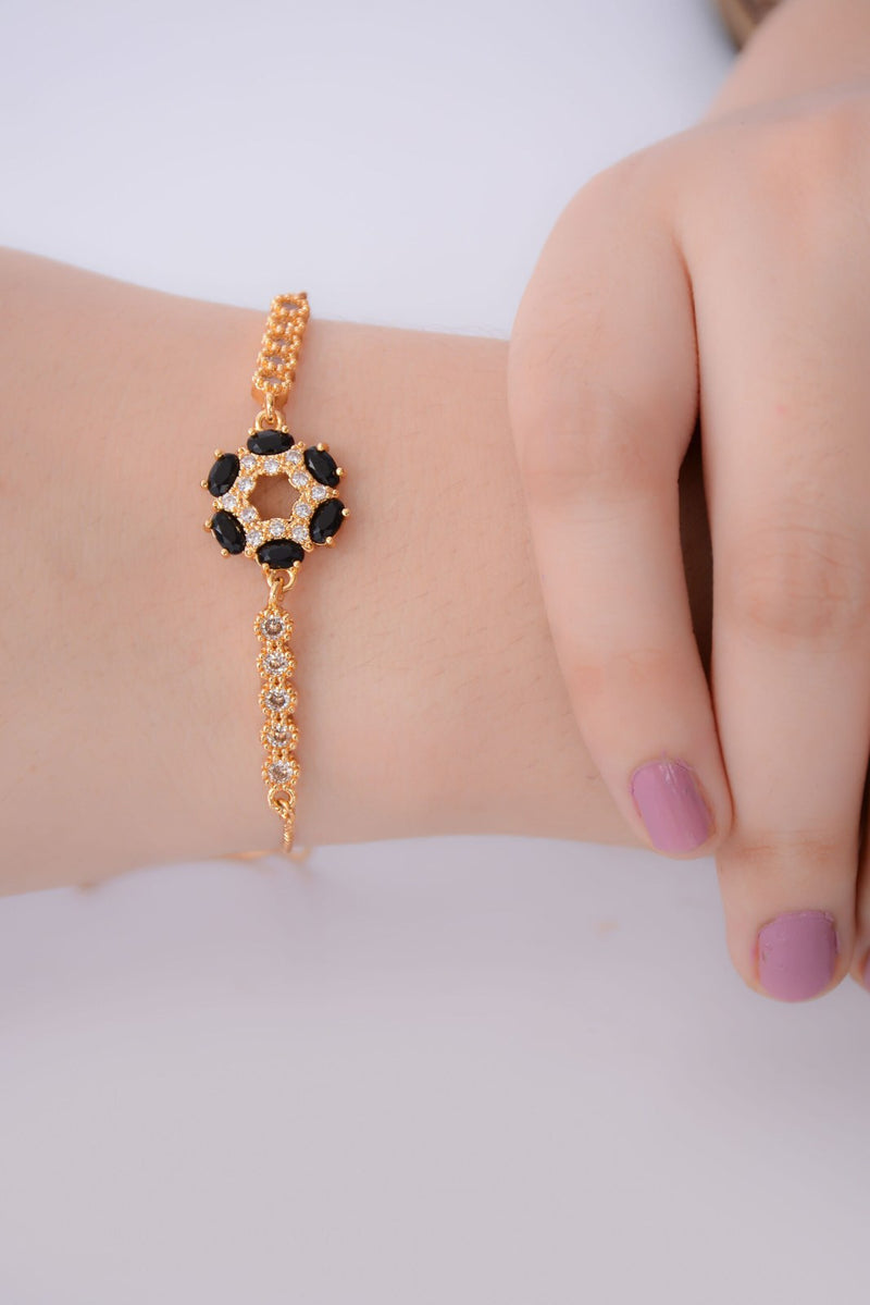 Black Golden Star Bracelet