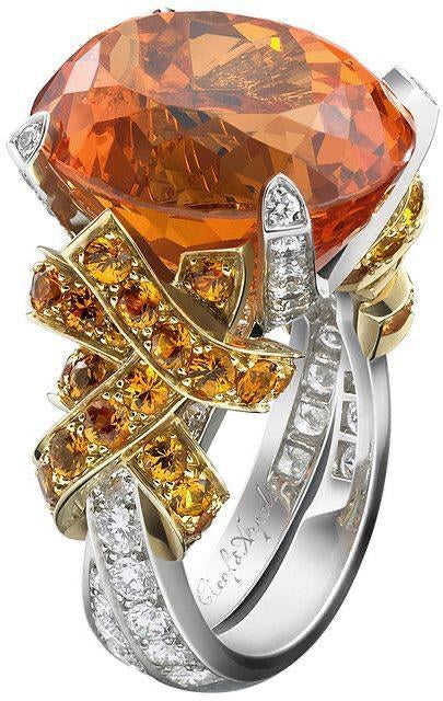 925 Silver Copper Zircon Cross Band Ring