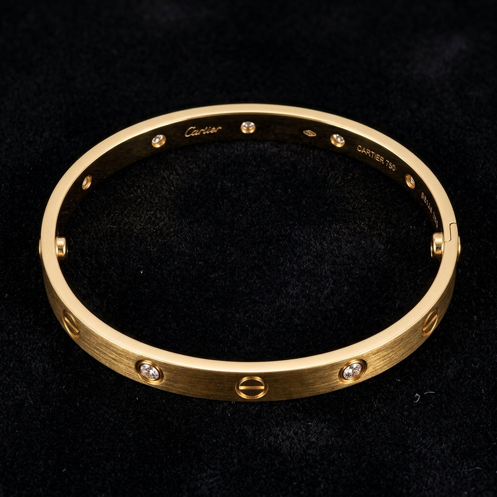 Silver Screw Motif Bangle – view 2