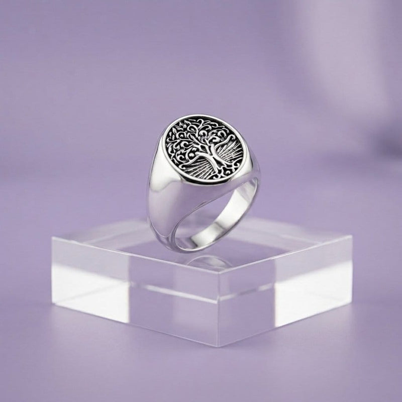 Tree of Life Signet Ring