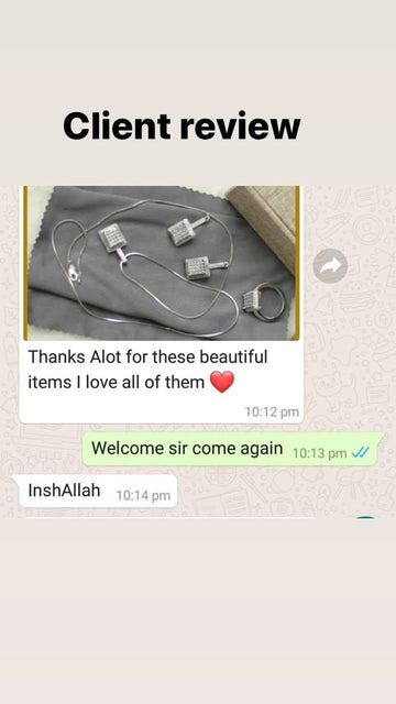 Customer message: I love all of them